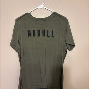 NOBULL Olive Green Graphic Tee Large